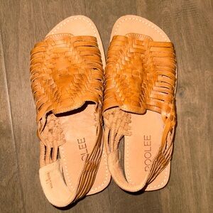 Women's Huarache Tan Sandals